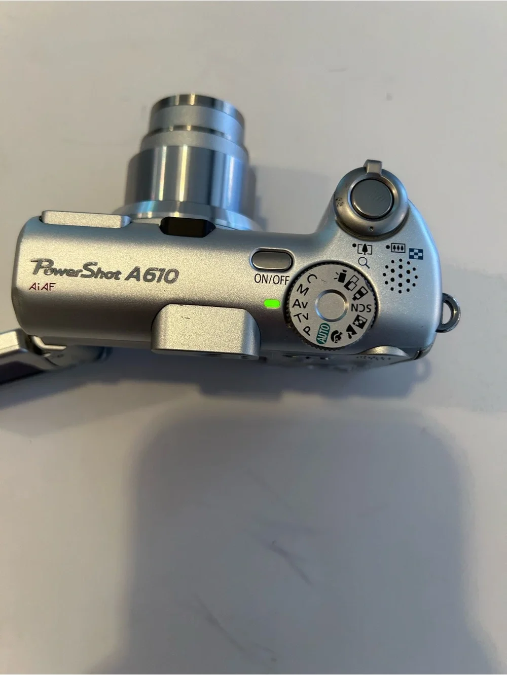 Canon Silver PowerShot A610 Compact Camera with Extended Zoom